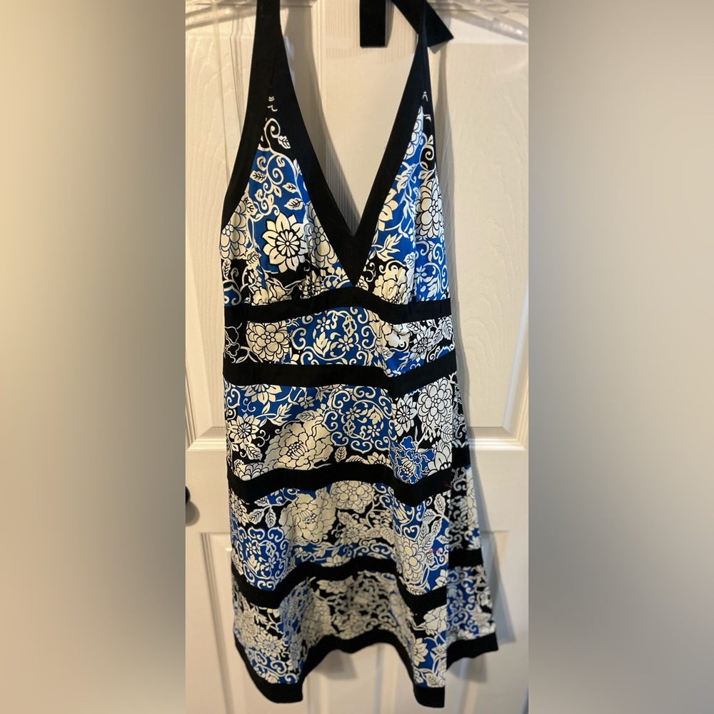 Kim Rogers Blue and White Floral Dress